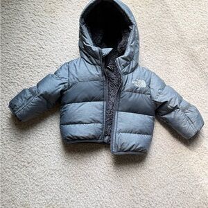 The North Face Kids Gray Puffer Jacket